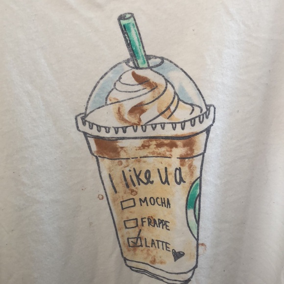 Hollister cute T-shirt ladies L, white graphic T - Picture 2 of 4